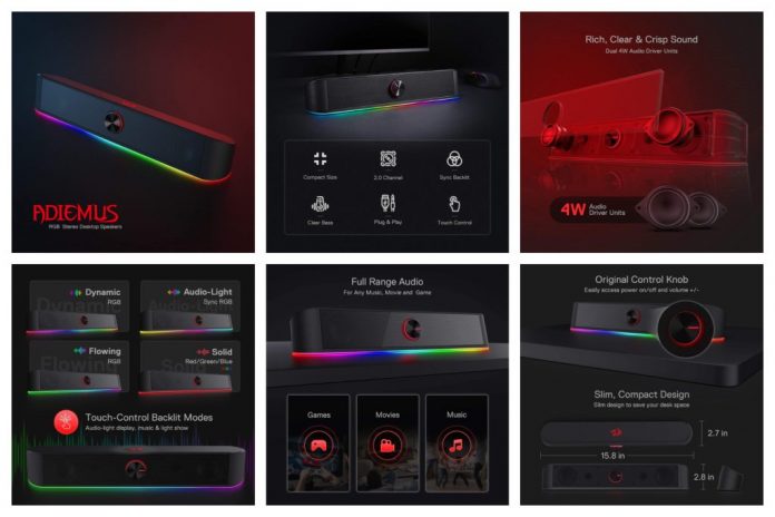 Redragon launches Adiemus GS560, Anvil GS520 and Waltz GS510 RGB gaming ...