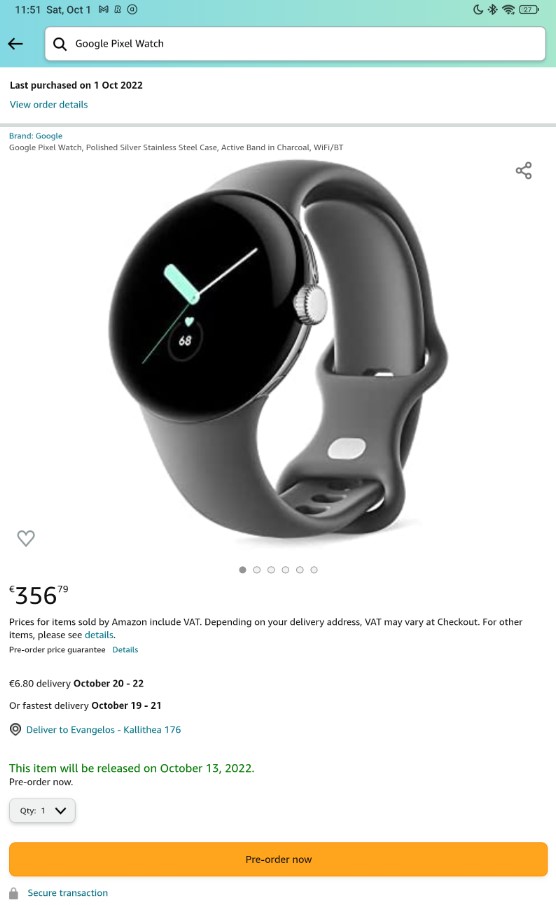 Google Pixel Watch