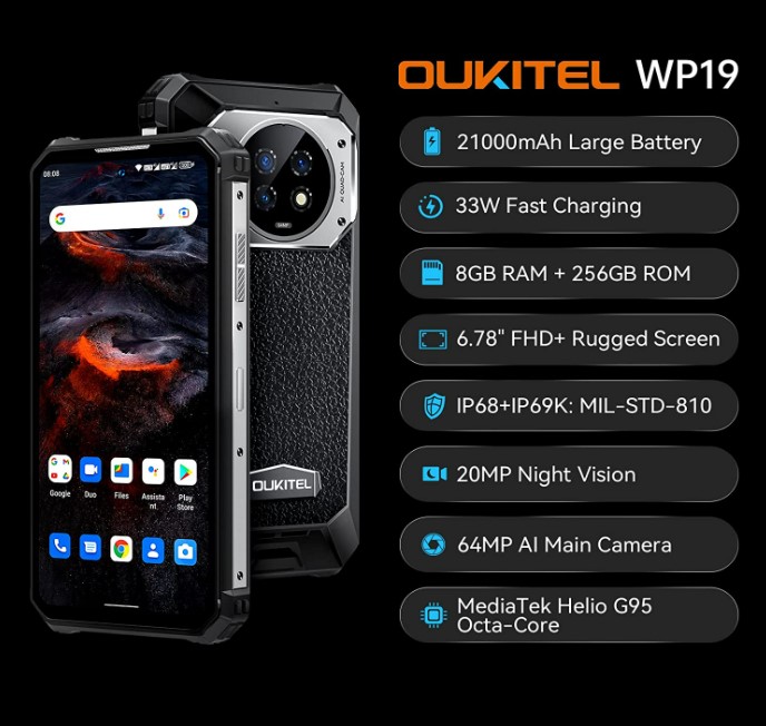 Oukitel WP19, el smartphone resistente más potente ya está disponible en todo el mundo