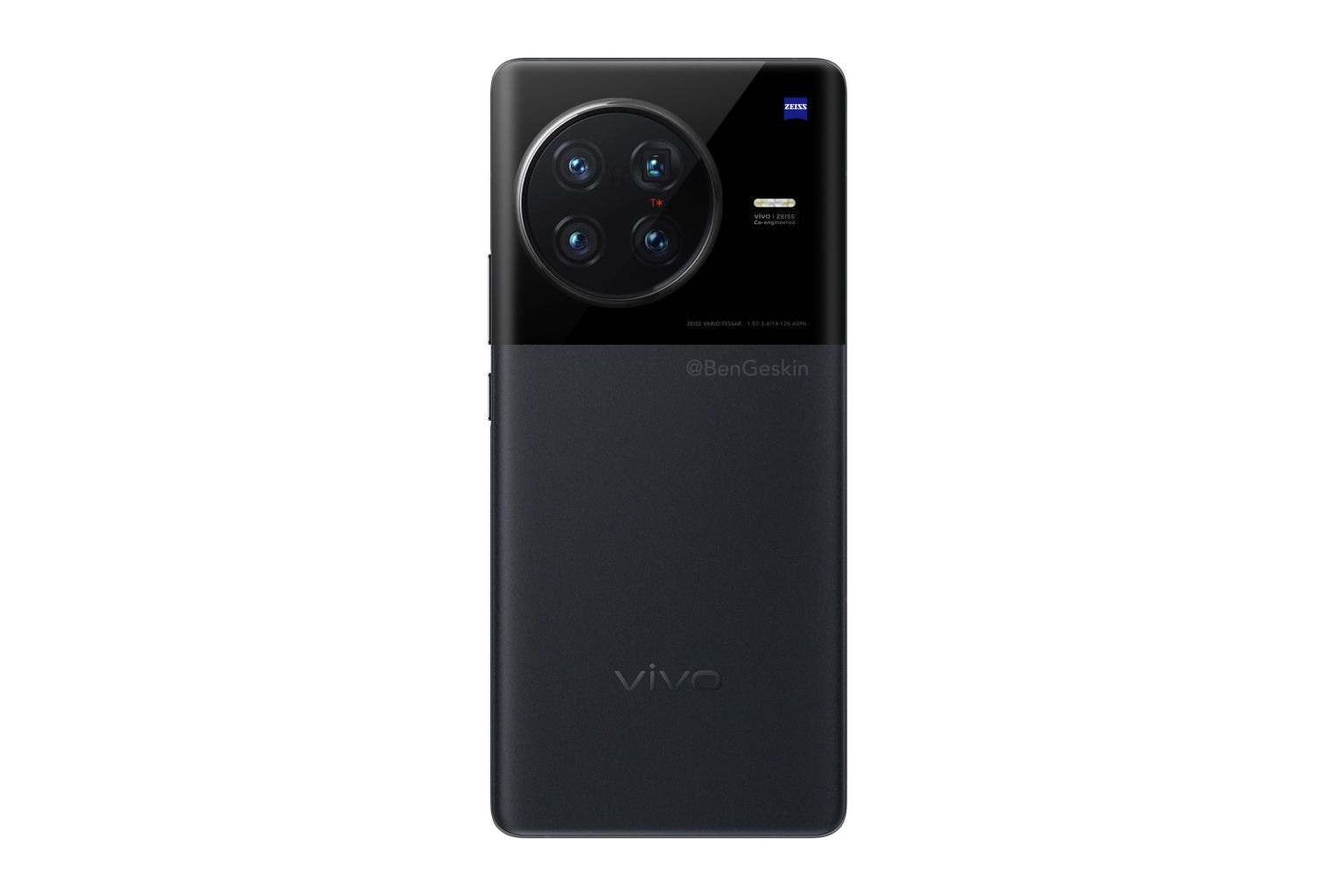Vivo X90 Pro Plus render created by Ben Geskin