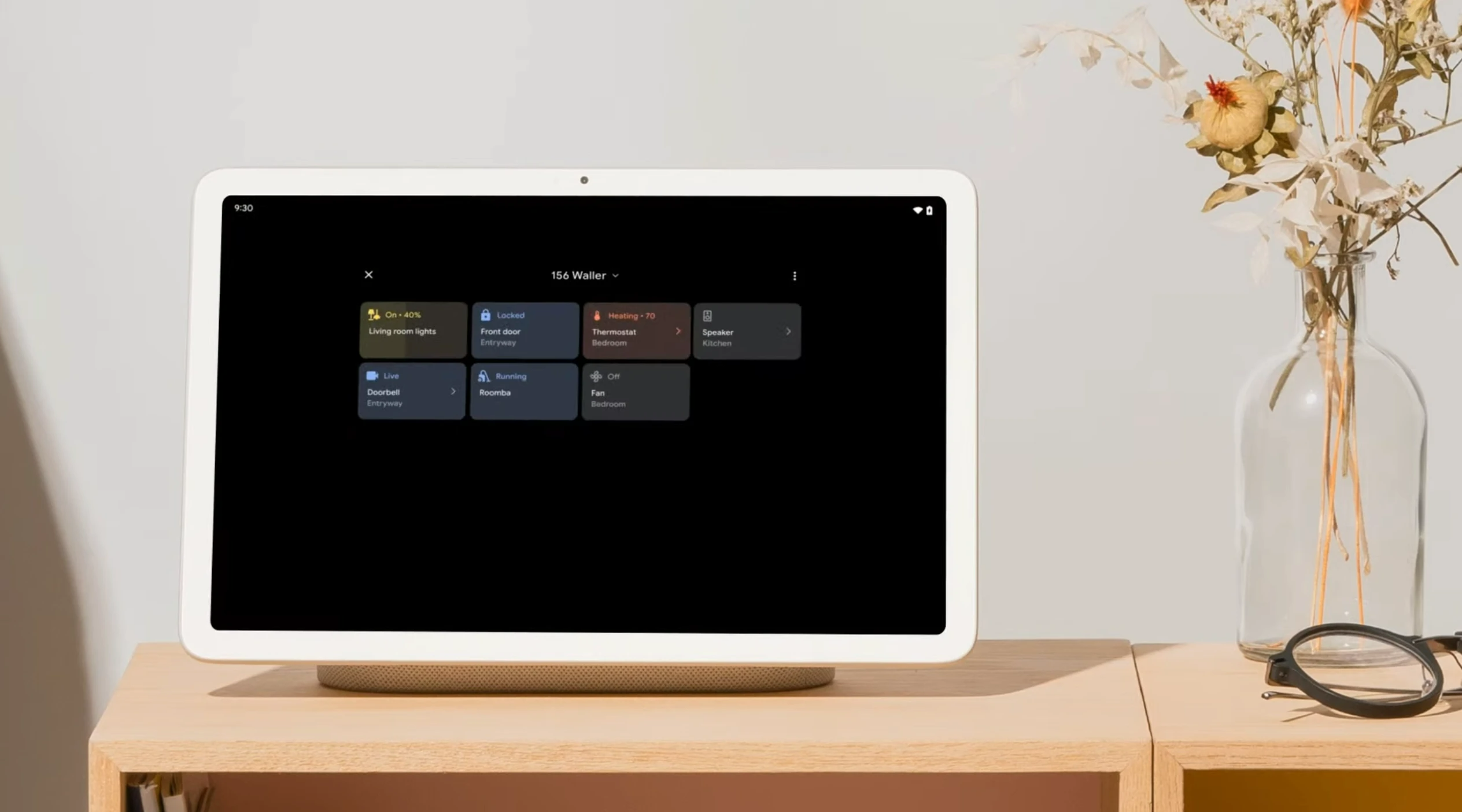 pixel tablet smart home display