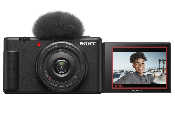 Sony's ZV-1F vlogging camera