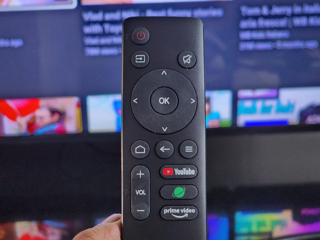 Control remoto de televisor inteligente Infinix 43Y1