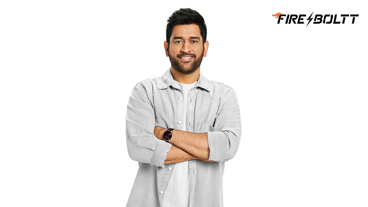 FireBoltt appoints Indian cricket star MS Dhoni as brand ambassador