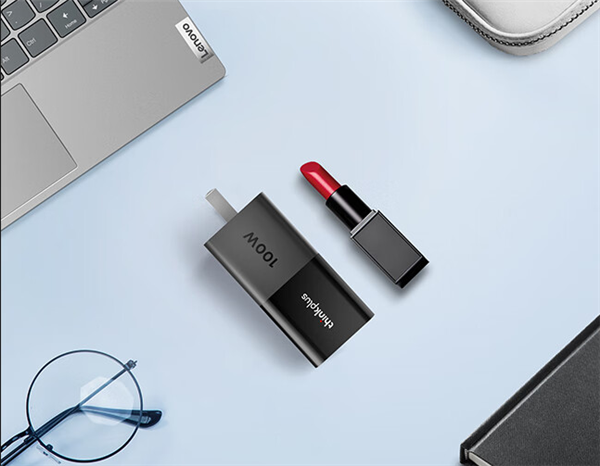 Lenovo launches the Thinkplus Lipstick 100W GaN charger - Gizmochina