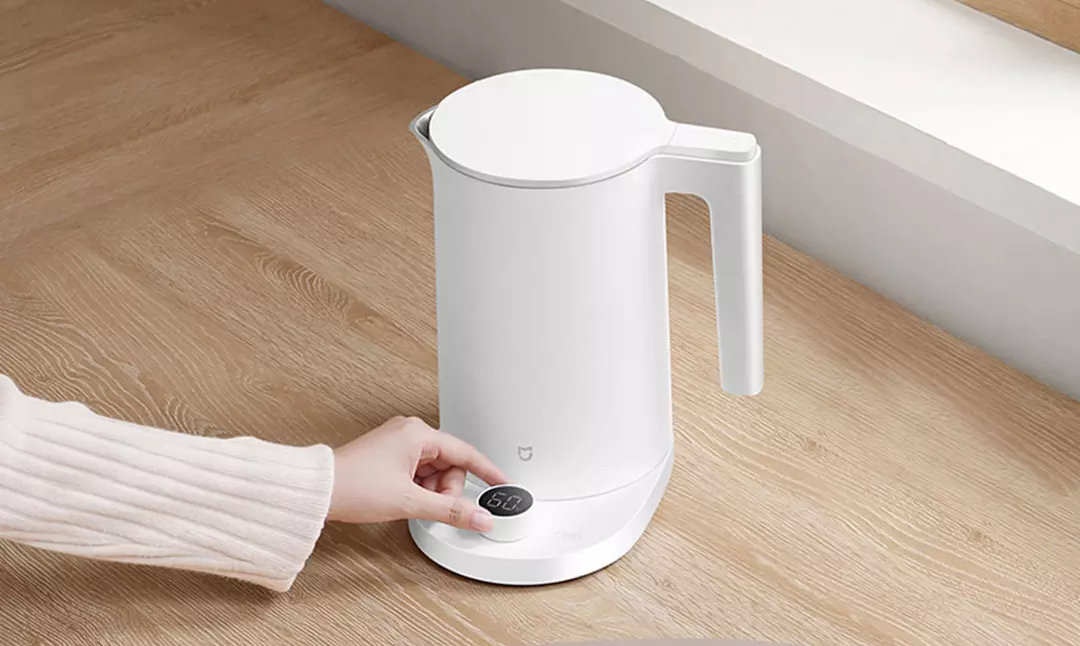 Xiaomi MIJIA Thermostatic Kettle 2 Pro with 1.7L capacity and a LED display  launched - Gizmochina