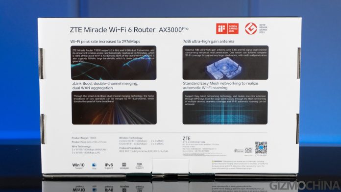 ZTE Miracle WiFi-6 AX3000 Pro Review - Gizmochina