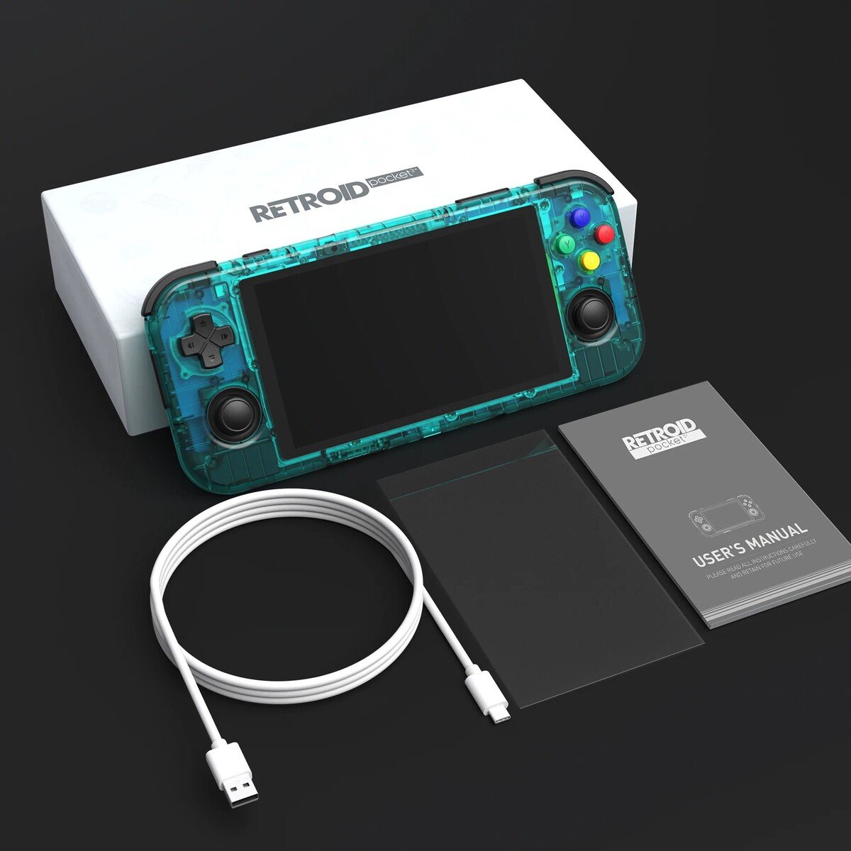 Retroid Pocket 3+ (plus) クリアブルー ほぼ未使用品-