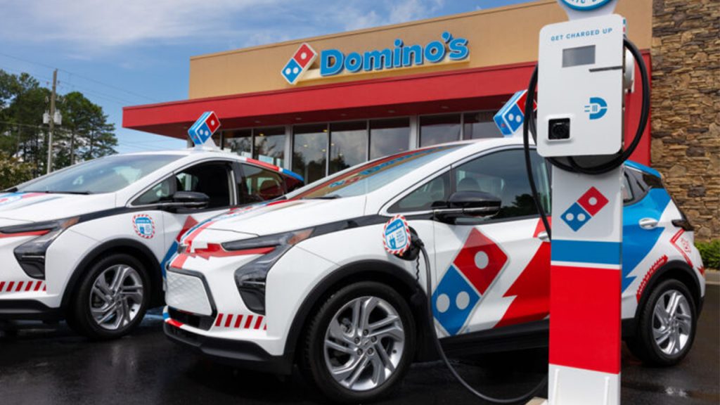 Chevy Bolt as a Domino's delivery vehicle