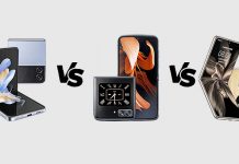 Samsung Galaxy Z Flip4 vs Motorola Razr 2022 vs Huawei P50 Pocket: Specs Comparison