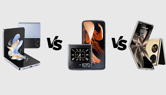 Samsung Galaxy Z Flip4 Vs Motorola Razr 2022 Vs Huawei P50 Pocket Samsung Galaxy Z Flip4 Vs Motorola Razr 2022 Vs Huawei P50 Pocket