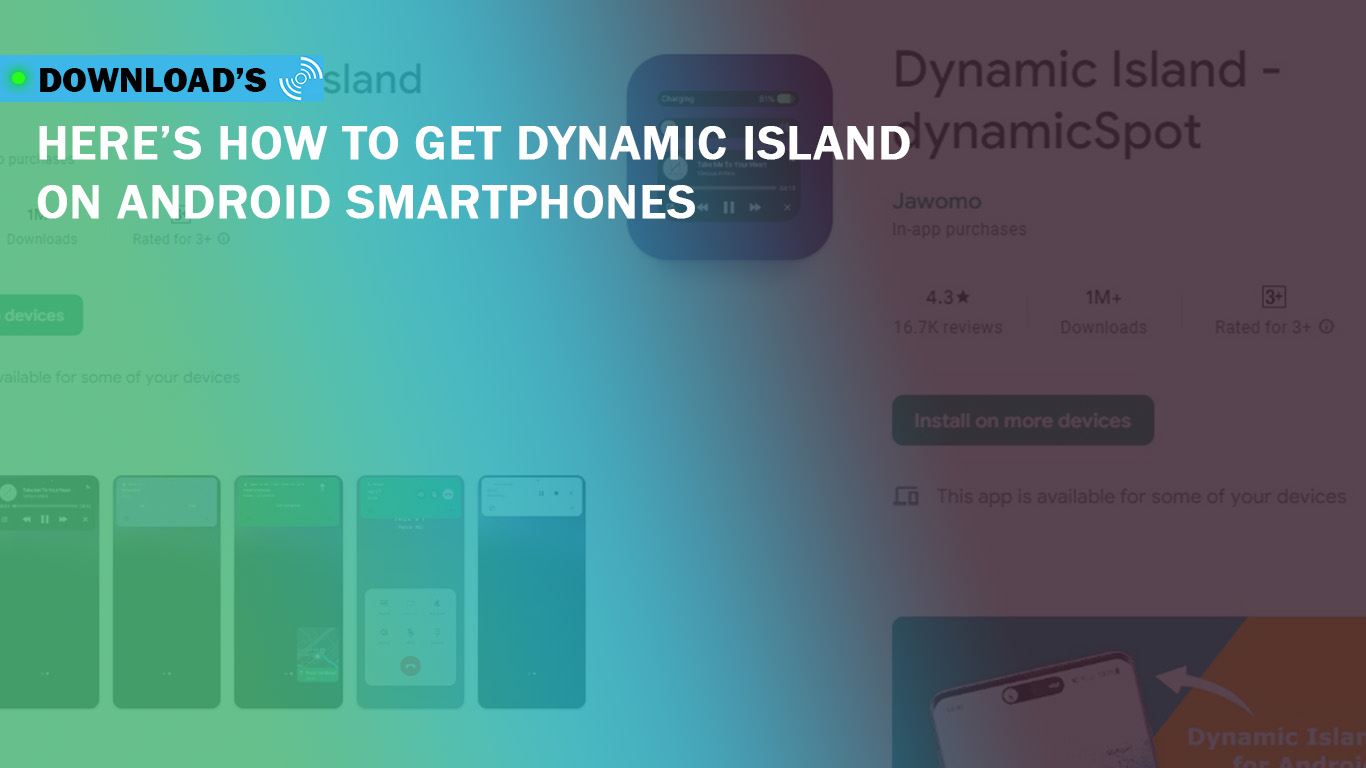 Here's how to get iPhone 14 Pro's Dynamic Island on Android Smartphones - Gizmochina