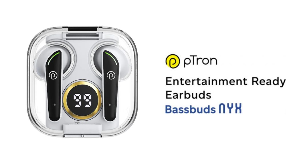 pTron Bassbuds Nyx TWS Earbuds