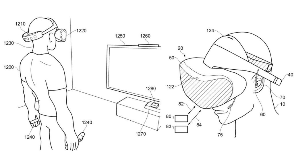 Metaverse VR headset patent example