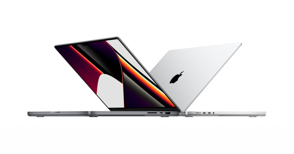 Primer plano de la MacBook Pro de Apple