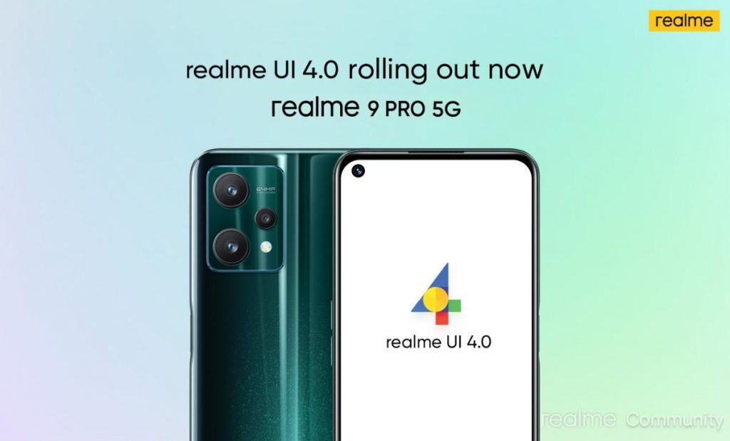 Realme 9 Pro 5G Realme UI 4