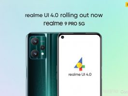 Realme 9 Pro 5G Realme UI 4