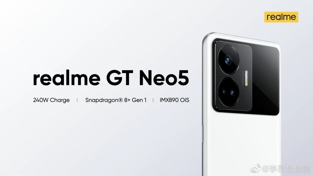 Realme GT Neo 5 poster
