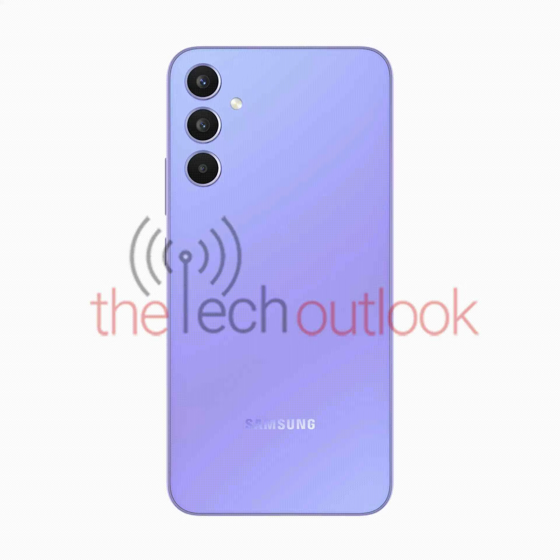 Samsung Galaxy A34 5G render