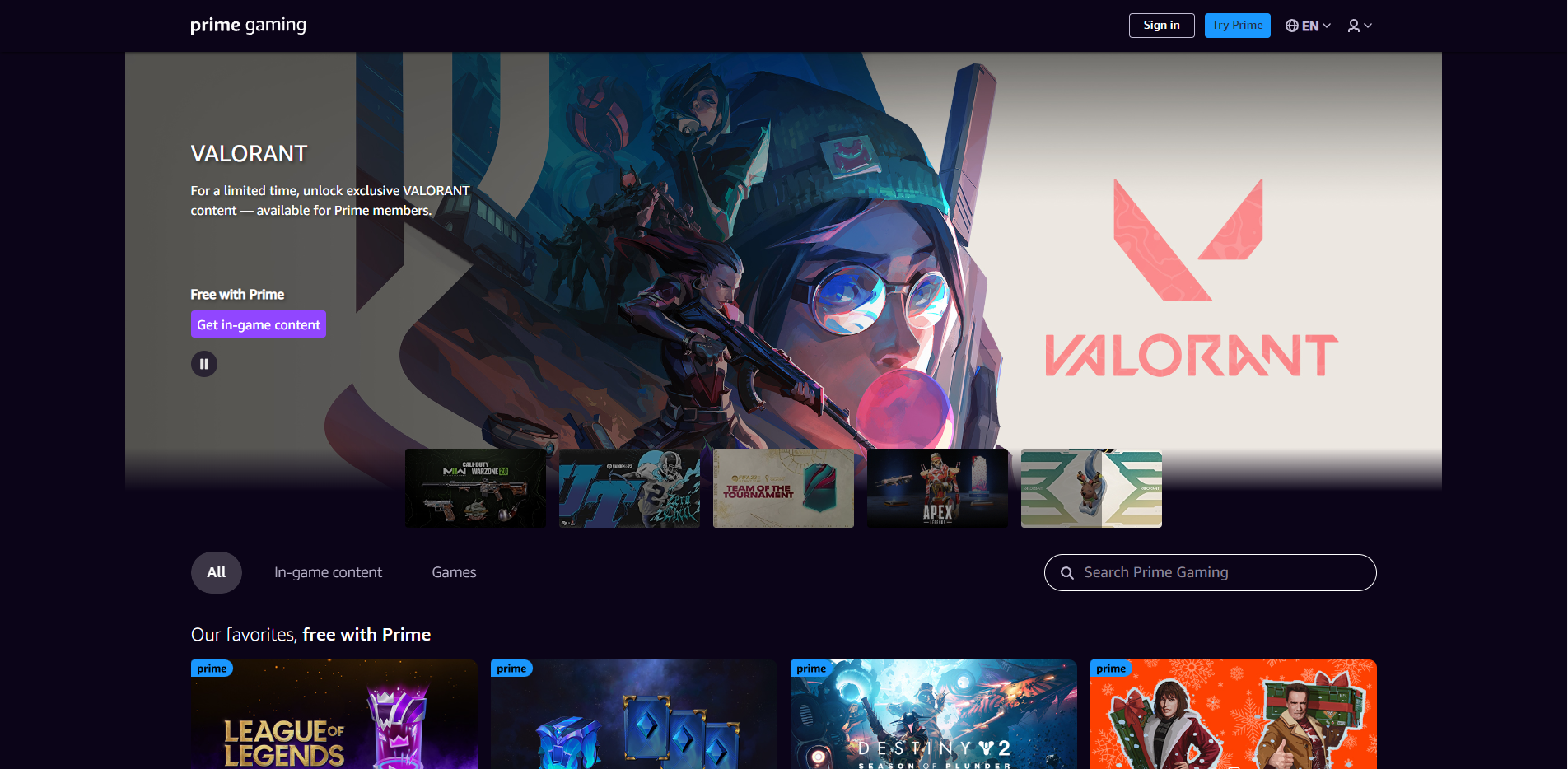 Prime Gaming Now Available in India; How to Claim Free Rewards and Games