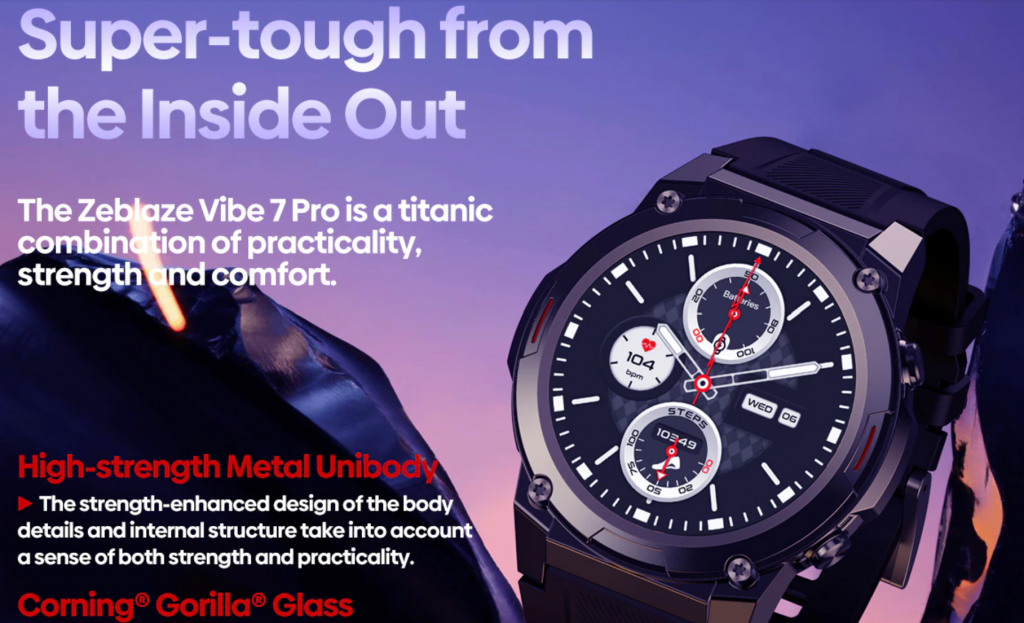 Zeblaze VIBE 7 Pro Smartwatch Black