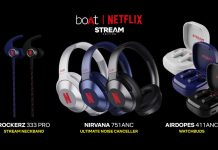 boAt Rockerz 333 Pro, Nirvana 751 ANC, and Airdopes 411 ANC Limited Edition Launched in Collaboration With Netflix