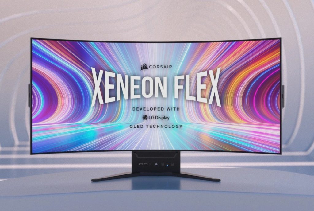 Corsair Xeneon Flex bendable gaming monitor with 240Hz OLED panel up