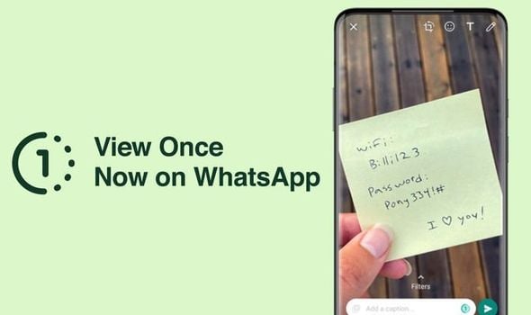 WhatsApp view-once