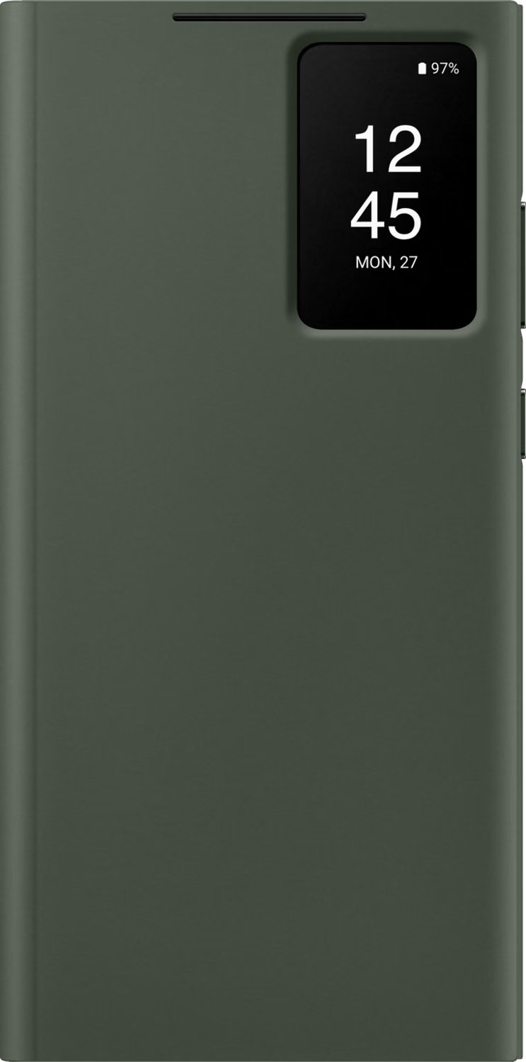 Metal Green LV Samsung Galaxy S23 Ultra Clear Case