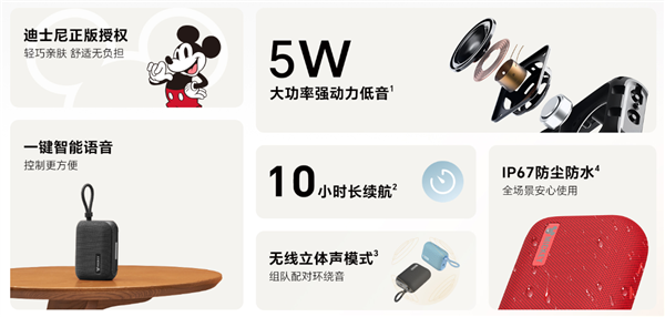 Honor Disney Portable Bluetooth Speaker