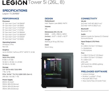 Lenovo Legion Tower 5i