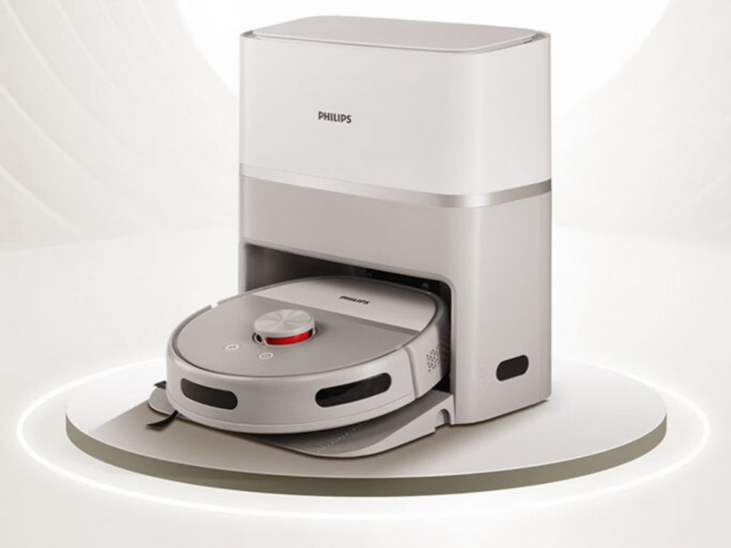 Philips R6 Slim Robot Vacuum and Mop with Selfcleaning Docking Station