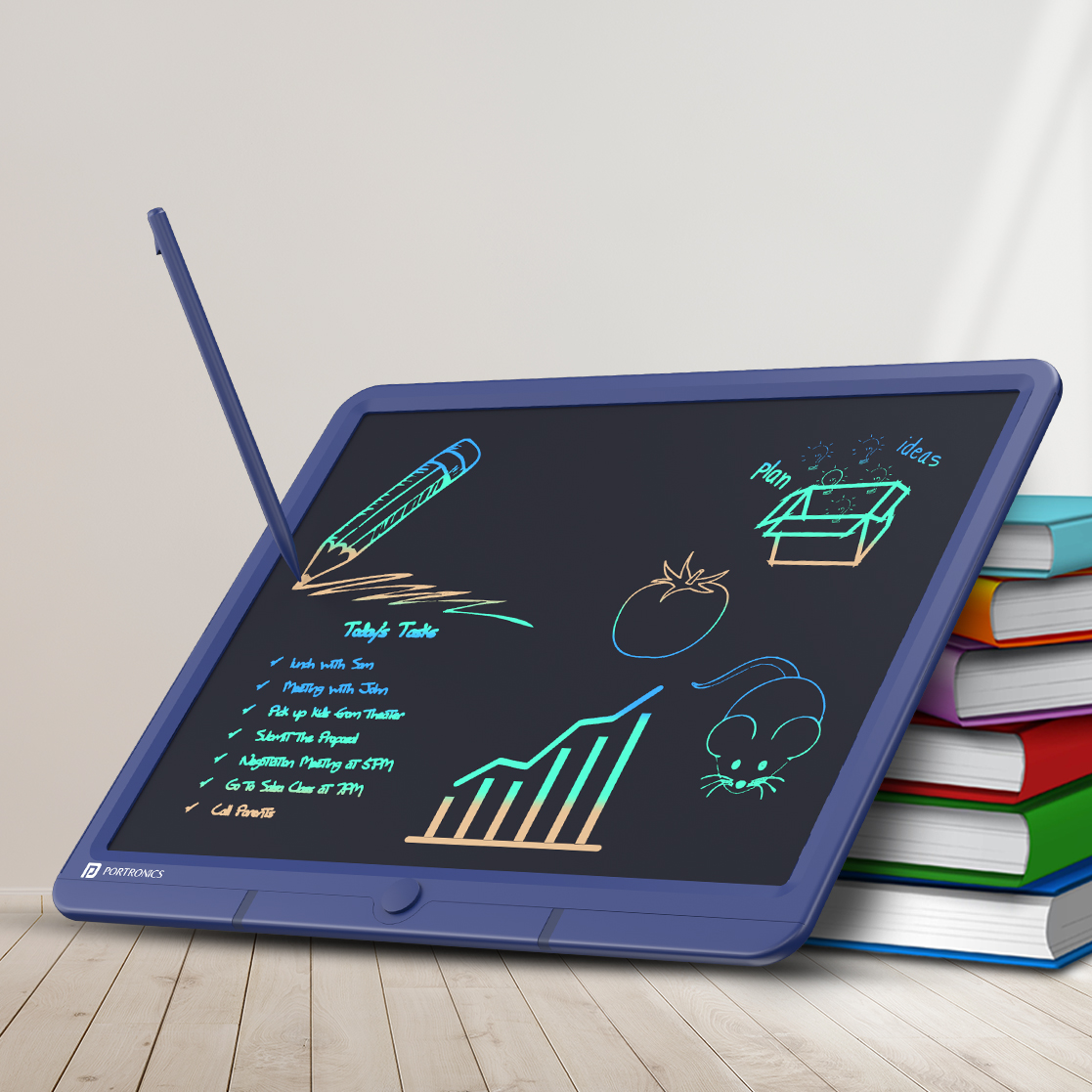 Portronics Ruffpad 15M Smart Writing Pad with Color Display Launched