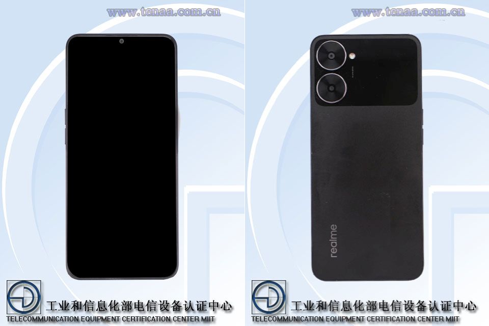 Realme V30 TENAA imágenes