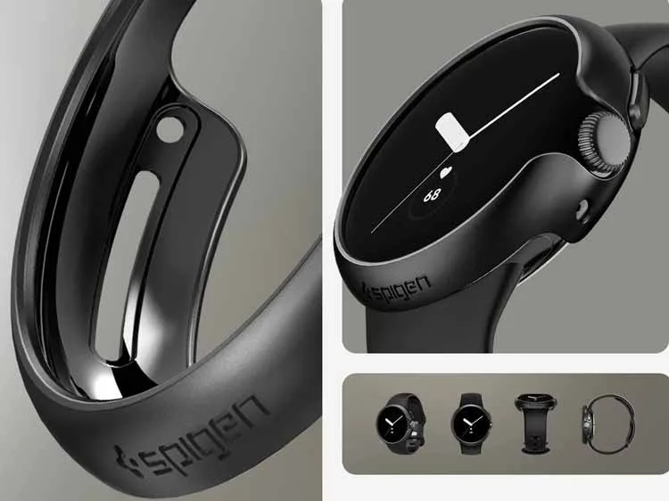 New Pixel Watch Cases and Straps Released by Spigen and Caseology