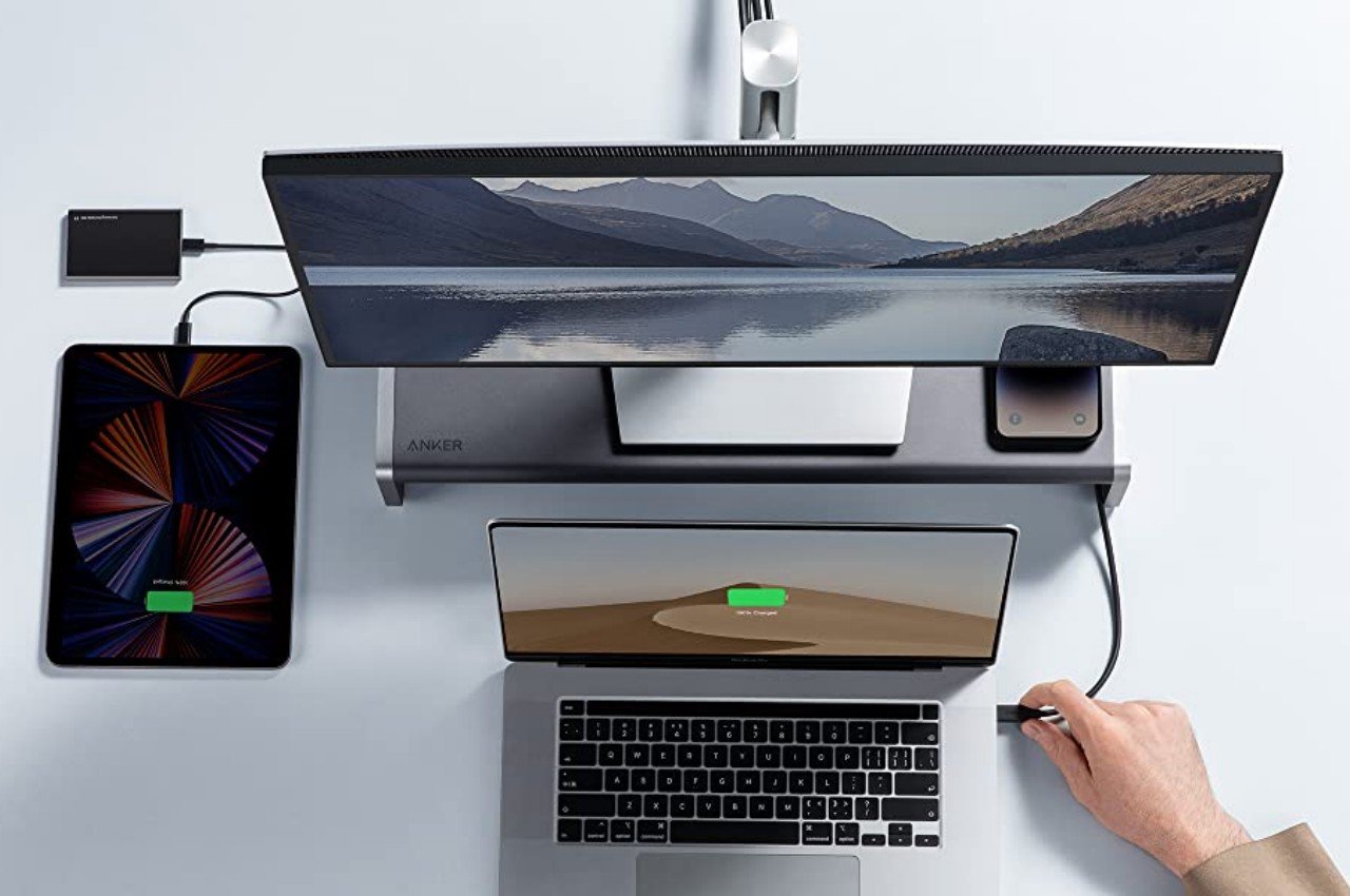 Anker 675 USBC Docking Station That Also Double as a Monitor Stand