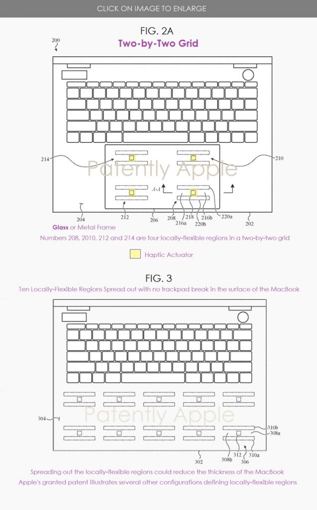 Apple Files Patent for Futuristic MacBook with Glass Haptic Trackpad