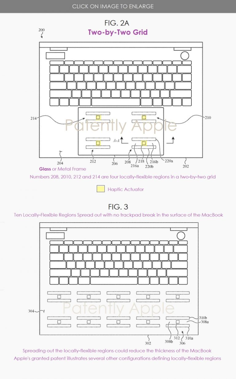 Apple Files Patent for Futuristic MacBook with Glass Haptic Trackpad