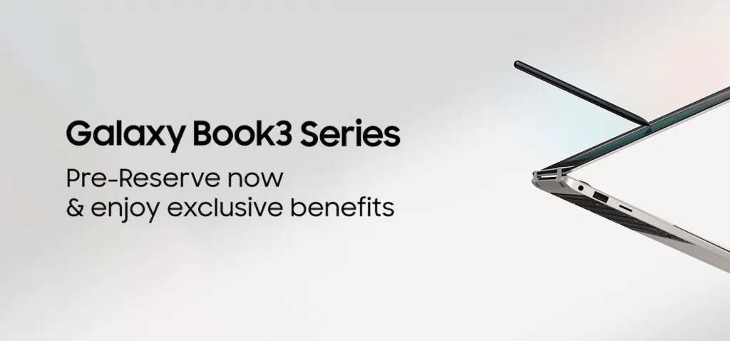 Samsung Galaxy Book 3 Series Pre-bookings Begin in India - Checkout  Benefits & Offers - Gizmochina