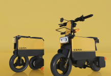 Icoma’s Tatamel Briefcase Bike is a Honda Motocompo Lookalike e-Bike Shipping Later This Year Icoma’s Tatamel Briefcase Bike