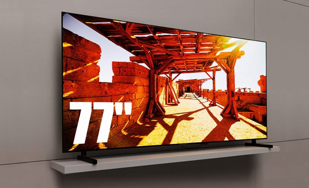 Samsung Accidentally Leaks Pricing for New 77inch QDOLED TV Gizmochina