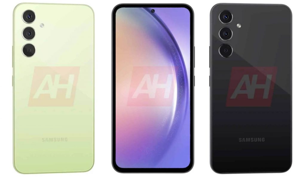 Galaxy A54 renders