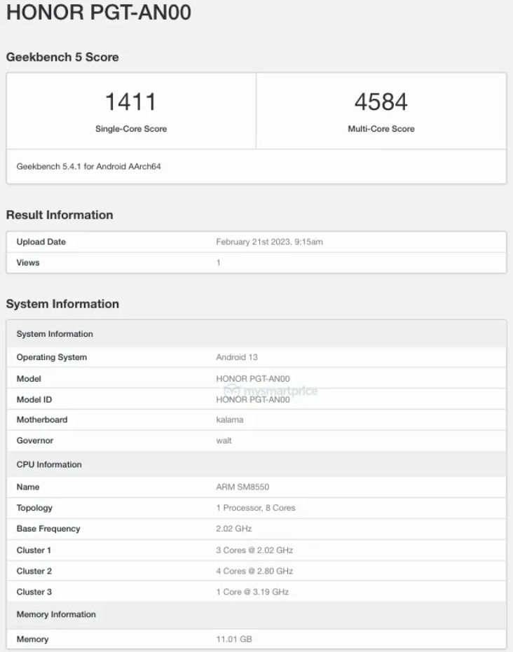 Honor Magic 5