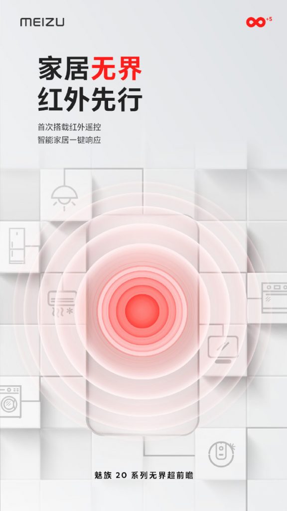 El emisor de infrarrojos Meizu 20