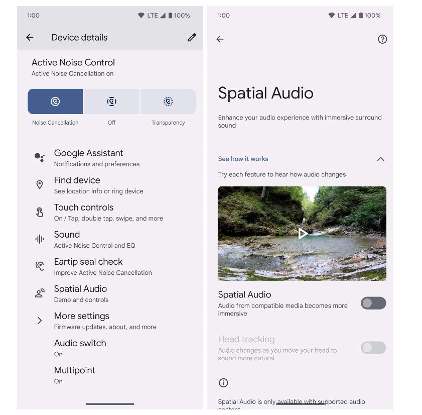 Google Pixel Buds App Reveals Spatial Audio With Head Tracking