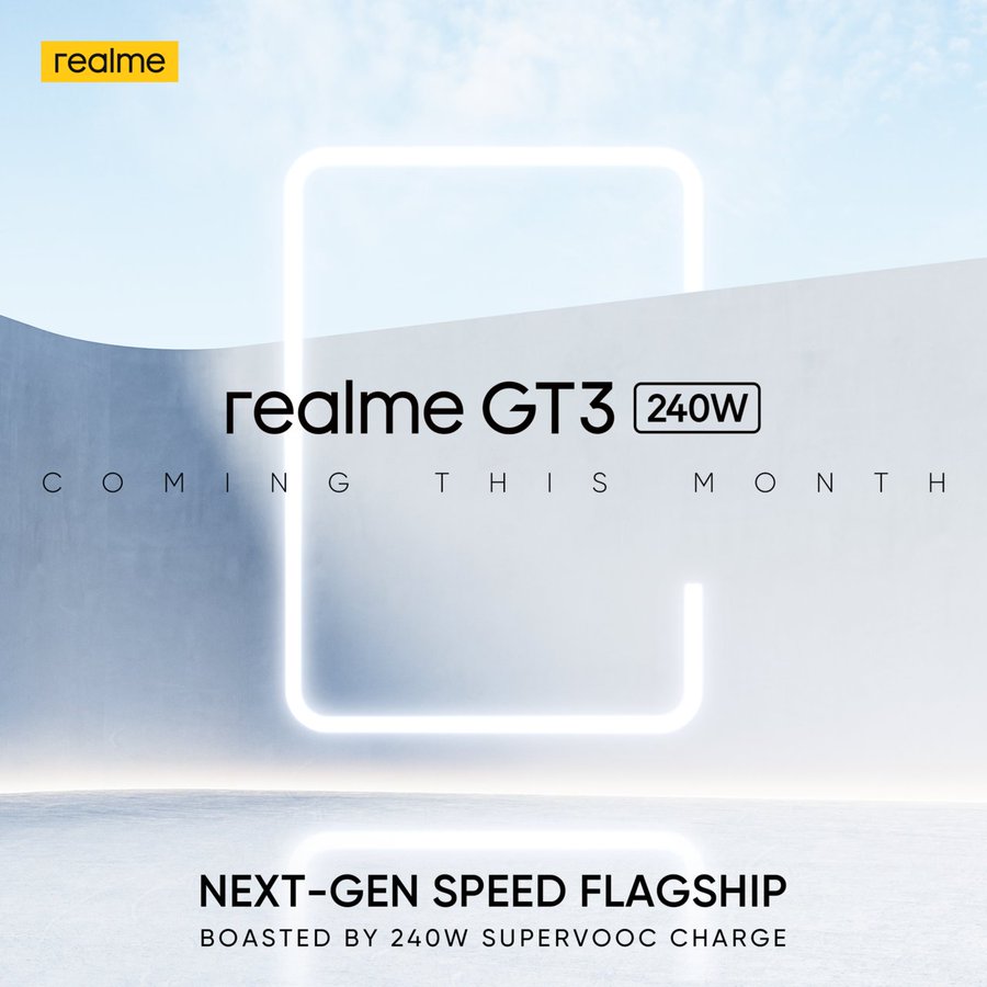 Realme GT 3 with 240W Charging Launching in February - Gizmochina