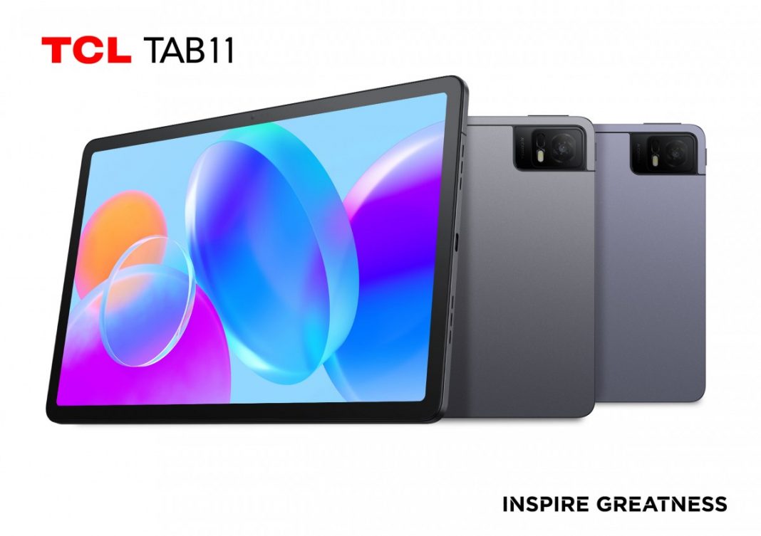 Custodia In Pelle Per TCL NXTpaper 11 (2023) – Cover Con Supporto Regolabile E Cinturino (Blu)