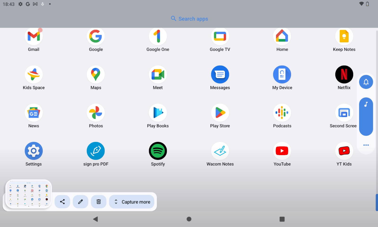 Nokia T21 preloaded apps