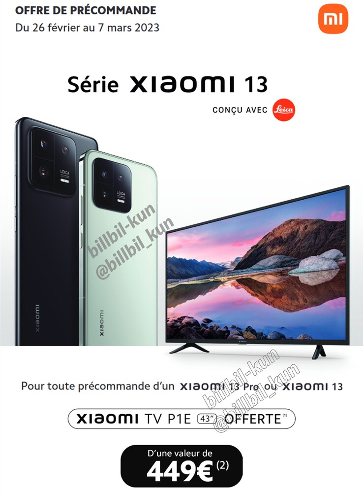 Xiaomi 13 pre-order