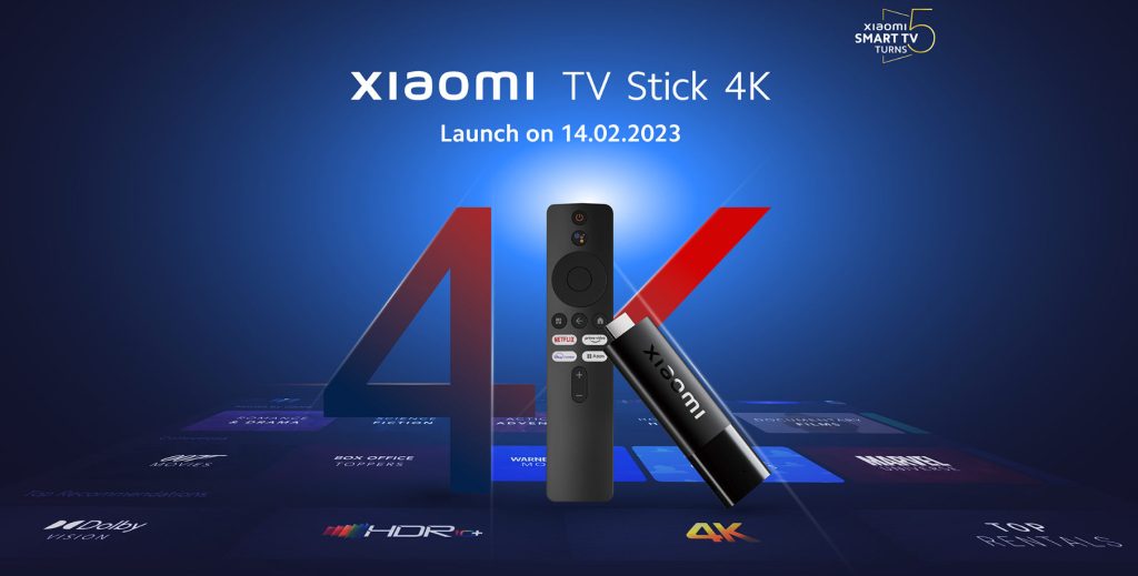 Xiaomi TV Stick 4K India to Launch on Feb 14 with Dolby Atmos & Built ...
